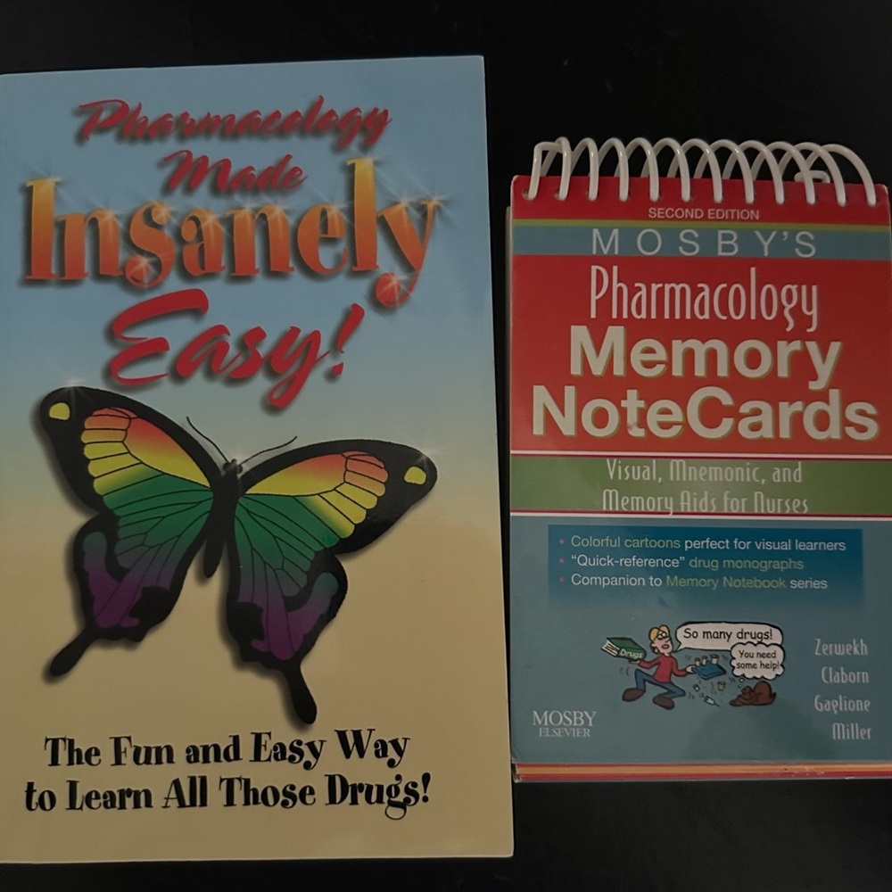Pharmacology Made Insanely Easy Book and Mosby's Memory NoteCards